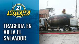 Tragedia en Villa el Salvador: 2 muertos y 48 heridos deja explosión de cisterna de gas [VIDEO]