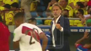 La efusiva reacción de Ricardo Gareca luego del gol de Edison Flores [VIDEO]
