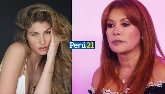 La modelo de 24 años demostró que le resbalan las críticas tras su controversial coronación en el MissPerú. (Foto: composición Perú21)