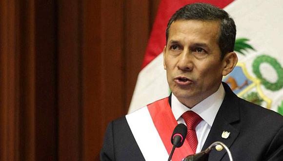 Ollanta Humala durante su discurso por 28 de Julio. (EFE)