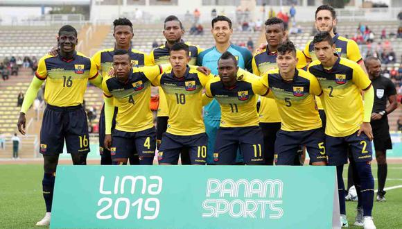 Ecuador vs. Panamá se miden en el fútbol masculino de Lima 2019. (Foto: Reuters)