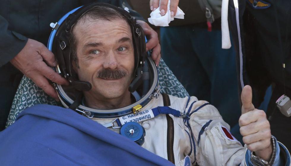 La reciente misión en la Estación Espacial Internacional (ISS) fue una especie de pináculo de toda mi carrera, dijo Hadfield. (Reuters)