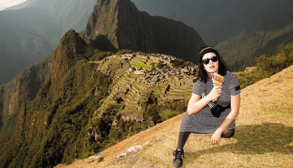 Katy Perry paseó por Machu Picchu. (Instagram)