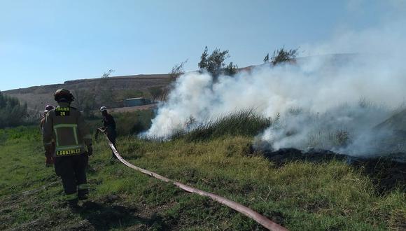 Amazonas: pasajeros terminan quemados cuando chofer cruza por incendio forestal (Foto: GEC)