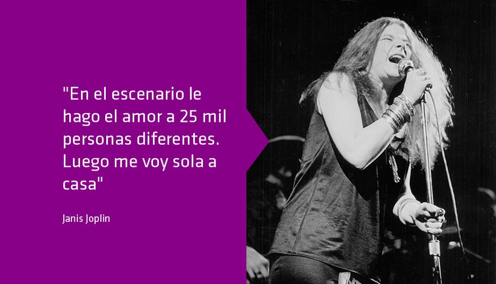 Estas son 10 frases para recordar a Janis Joplin. (Perú21)