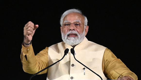 Presidente de India, Narendra Modi (Photo by Money SHARMA / AFP)