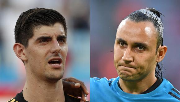 Courtois y Keylor Navas podrían desatar una nueva disputa en el Real Madrid. (Foto: AFP)