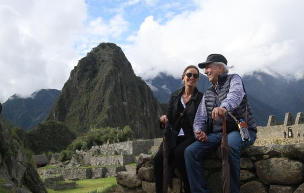 Mario Vargas Llosa e Isabel Preysler visitaron Machu Picchu. (Foto: Andina)