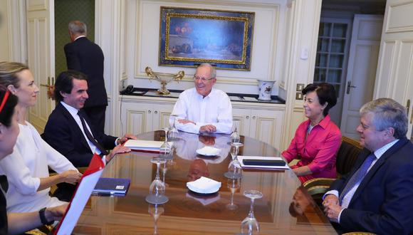 Presidente tuvo encuentro con padres de Leopoldo López. (Presidencia)
