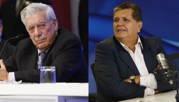 Cruce de palabras. Mario Vargas Llosa cree que Alan García no tiene posibilidades de volver a ser presidente en estas elecciones. (USI)