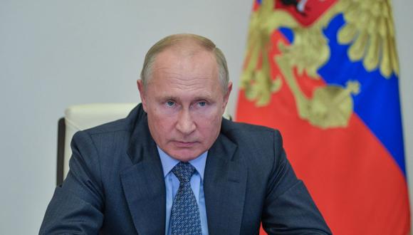 Putin dice no ver fundamentos para una investigación por el caso del envenenamiento de Navalni. (Alexei Druzhinin / Sputnik / AFP).