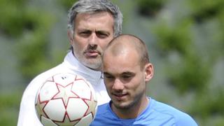 José Mourinho: Wesley Sneijder mostró el lado permisivo del entrenador portugués