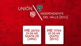 Unión vs. Independiente del Valle EN VIVO el Copa Sudamericana vía ESPN 2 y DirecTV Sports