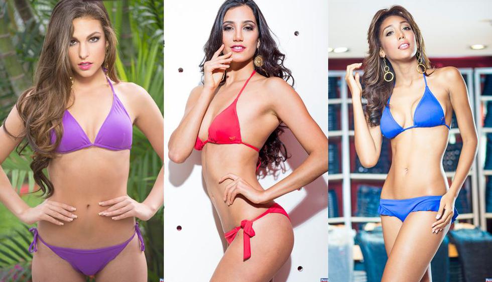 Chicas.21: Ramillete de bellezas como finalistas a Miss Perú 2015. (Perú21)