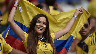 Brasil 2014: Hinchas de Colombia ganaron por goleada en las tribunas