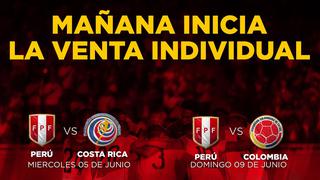 Selección peruana: Se venderán entradas individuales para los amistosos previos a la Copa América
