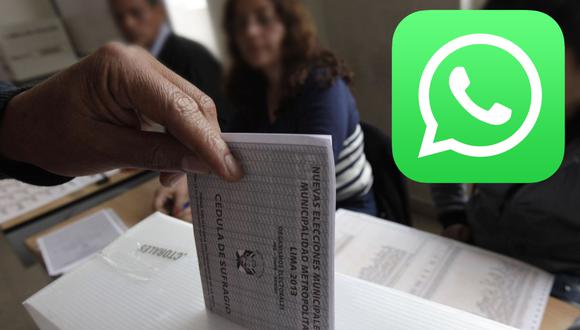 La ONPE ha incluido un chatbot en WhatsApp para que conozcas tu local de votación y cómo sufragar correctamente. (Foto: GEC)