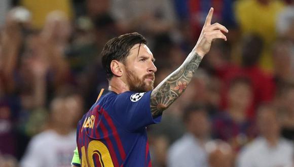 Lionel Messi fue el crack del partido al anotar tres goles. (Reuters)