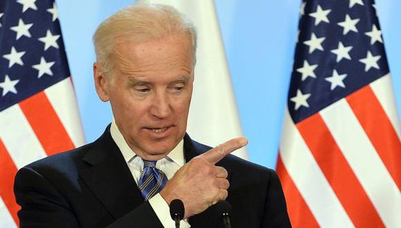 El vicepresidente estadounidense Joe Biden condena anexión de Crimea a Rusia. (AFP)