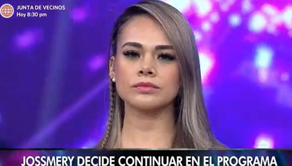 Jossmery Toledo descartó la posibilidad de abandonar "Esto es Guerra". (Foto: Captura América TV )