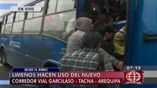 Corredor vial Tacna-Garcilaso-Arequipa empezó a funcionar con incidentes