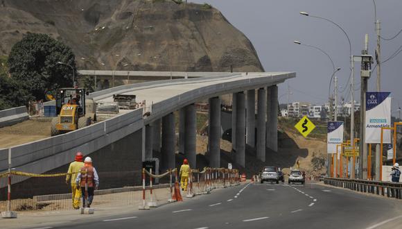 El viaducto Armendáriz tiene una extensión de 1.8 kilómetros. (Municipalidad de Lima)