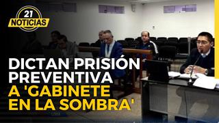 Dictan prisión preventiva a ‘Gabinete en la sombra’ de Pedro Castillo