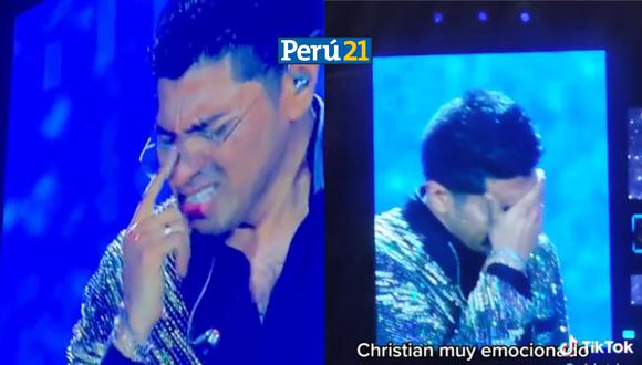 Christian Yaipén llora en vivo. (Foto: @miskytokyo)