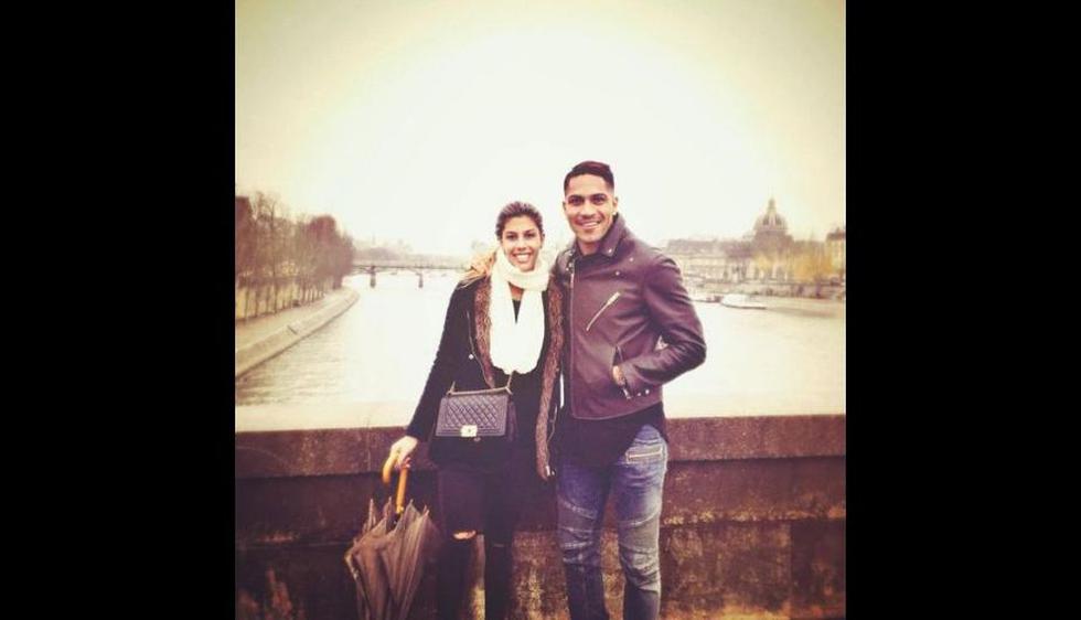 Paolo Guerrero viajó a París con Alondra García Miró para conocer a su suegro. (Instagram Alondra García Miró)