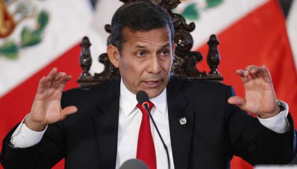 Ollanta Humala planteó penalizar el transfuguismo en el Congreso de la República. (EFE)