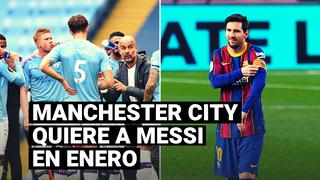 Prensa inglesa afirma que Manchester City quiere a Lionel Messi en enero