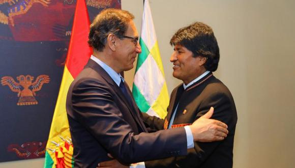 Los presidentes de Perú, Martín Vizcarra, y de Bolivia, Evo Morales, estarán acompañados de sus respectivos ministros de Estado. (Foto: GEC)
