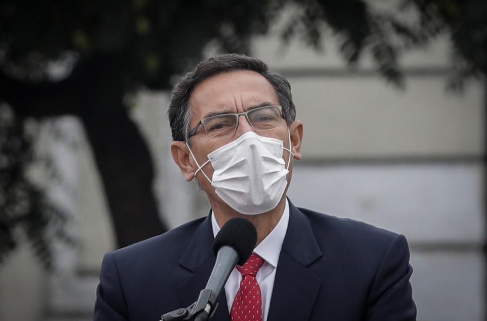 Una vez más, el presidente de la República, Martín Vizcarra, pidió a la población acatar medidas para frenar el COVID-19. (Foto: Anthony Niño de Guzmán/GEC)