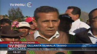 Ollanta Humala: 'Se ha tergiversado lo que dije sobre la prensa peruana'