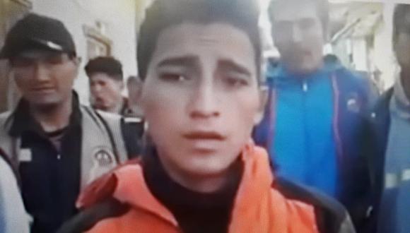 Erick Quijano Vásquez, de 18 años, será internado en el penal El Milagro, de Trujillo. (Captura de video)
