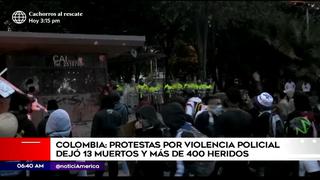 Protestas en Colombia por violencia policial deja 13 muertos y el Gobierno pide perdón 