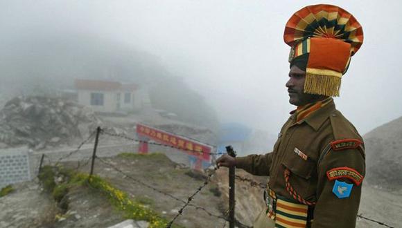 Un soldado indio en la frontera con China. (AFP)