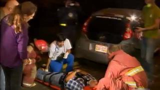 San Isidro: Chofer causa triple choque y se da a la fuga