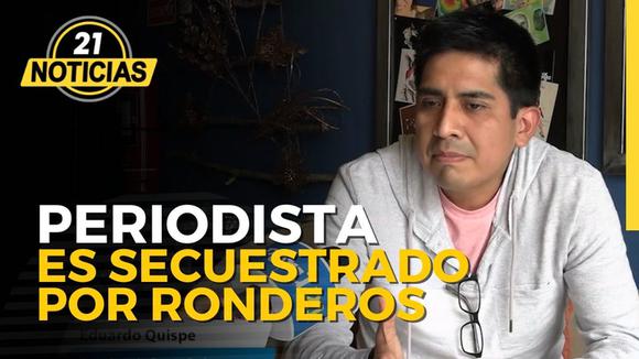 A FOURTH ESTATE JOURNALIST IS KIDNAPPED by ronderos related to PEDRO CASTILLO