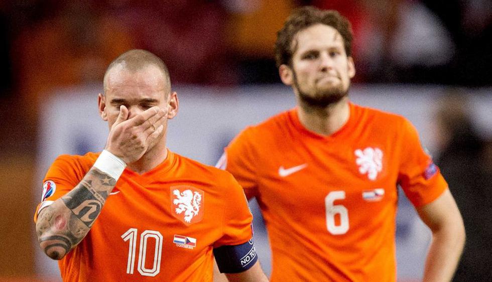 Holanda cayó 3-2 ante República Checa y debe olvidarse de la Eurocopa 2016. (EFE)