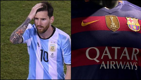 Lionel Messi fue suspendido por cuatro fechas de las Eliminatorias Rusia 2018. (Foto: AFP/Composición)