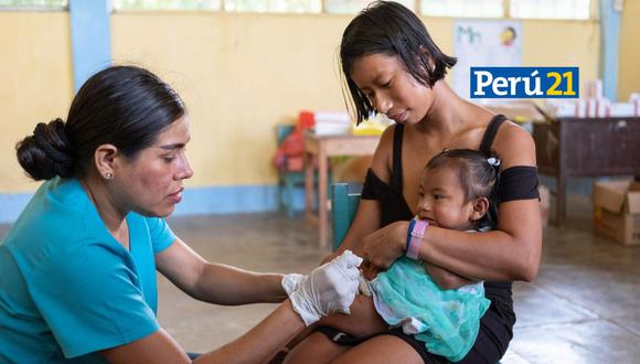 En Ucayali solo el 49.5% de niños menores de 36 meses ha recibido todas las vacunas que le corresponden de acuerdo a su edad. (Foto: Difusión)