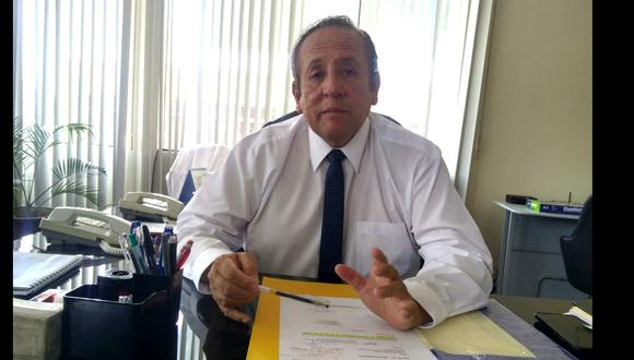 Gerente Regional de Salud, Dember Muñoz Lozada. (GEC)