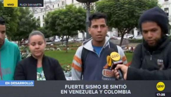 Venezolanos en Perú afectados por el terremoto en su país. (Video: Canal RPP)