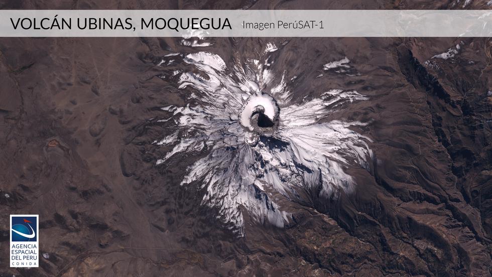 Estas imágenes de volcanes captadas con el satélite peruano Perú SAT-1 te quitarán el aliento. (Conida)