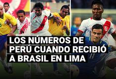 Conoce los números de la selección peruana cuando recibió a Brasil en Lima 