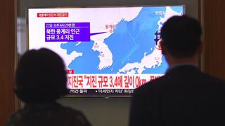 Corea del Norte sufre sismo de 3.5 grados tras ensayos nucleares de Kim Jong-Un