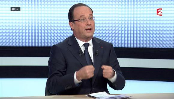 Hollande dio entrevista a France 2. (Reuters)