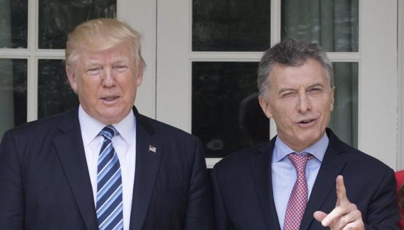 Trump subrayó su apoyo al "compromiso" de Argentina con el FMI para "encarar los actuales desafíos económicos del país". (Foto: EFE)