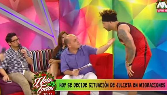 'Zumba' protagonizó altercado en vivo con 'Metiche' por audios de Julieta Rodríguez. (ATV)